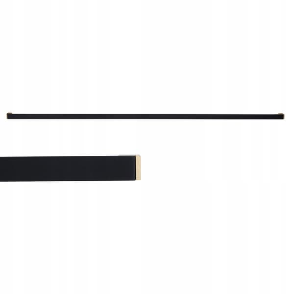 MØBELGREB TIL SKABE I SORT GULD 992/1004 MM MODERNE DUALI AKS