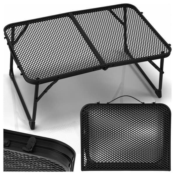 Hopfällbart campingbord i aluminiumhölje FLIP 60