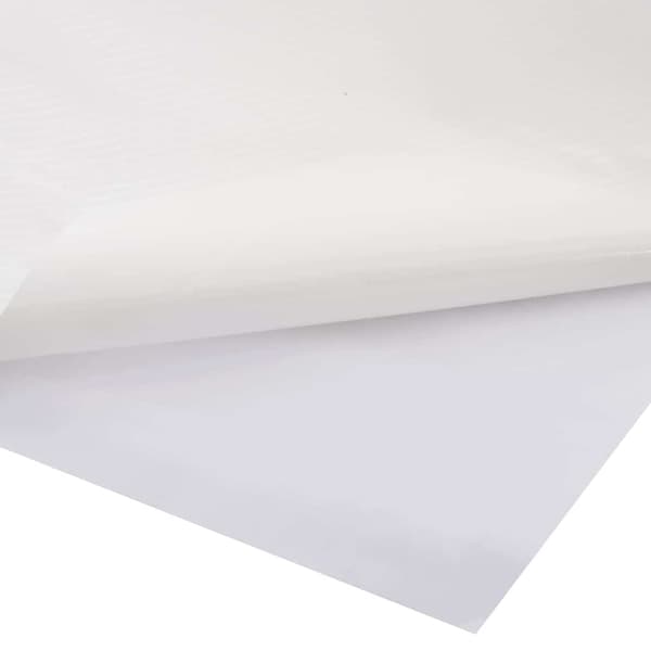 vidaXL 4D Bilfoliering, Vit, 100x150 cm