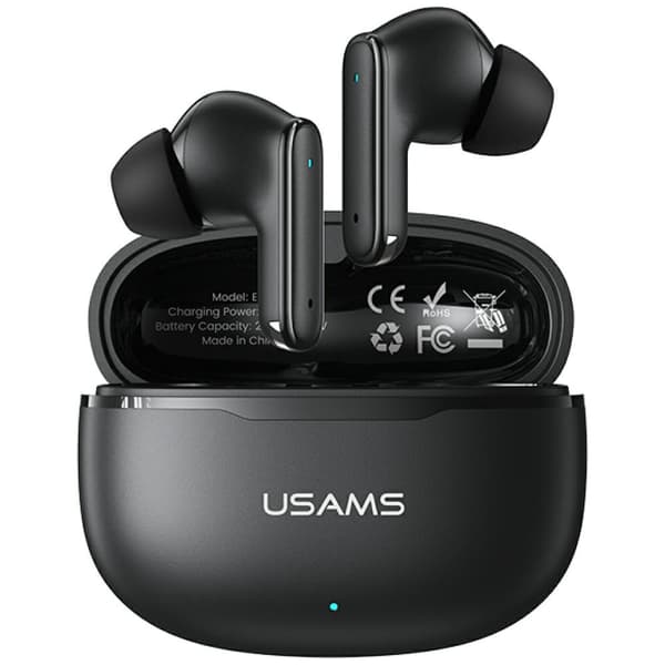 TWS USAMS E05 Bluetooth 6.0 Trådløse Hovedtelefoner Sort