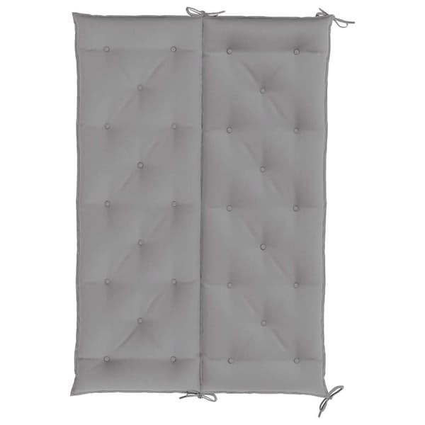 vidaXL Gungdyna, grå, 150 cm, tyg