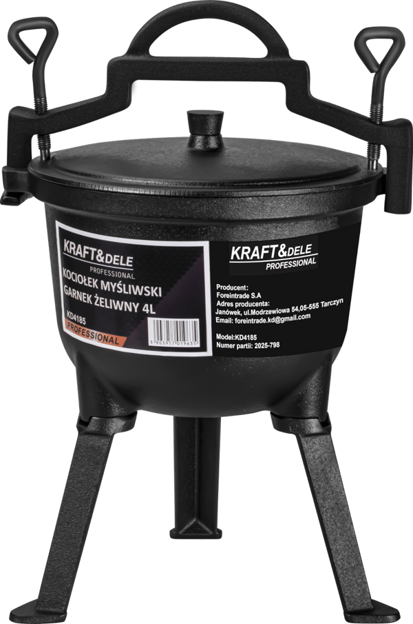 Jagtkedel / Støbejernsgryde 4L KD4185