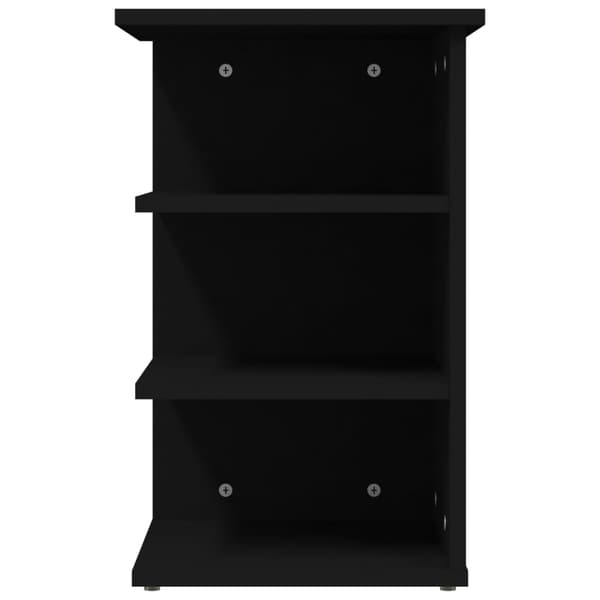 vidaXL sideskab sort 35x35x55 cm træbaseret materiale
