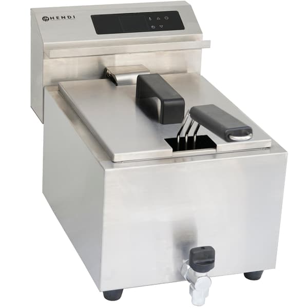 Mastercook digital panelfritös med kran 8L 3500W