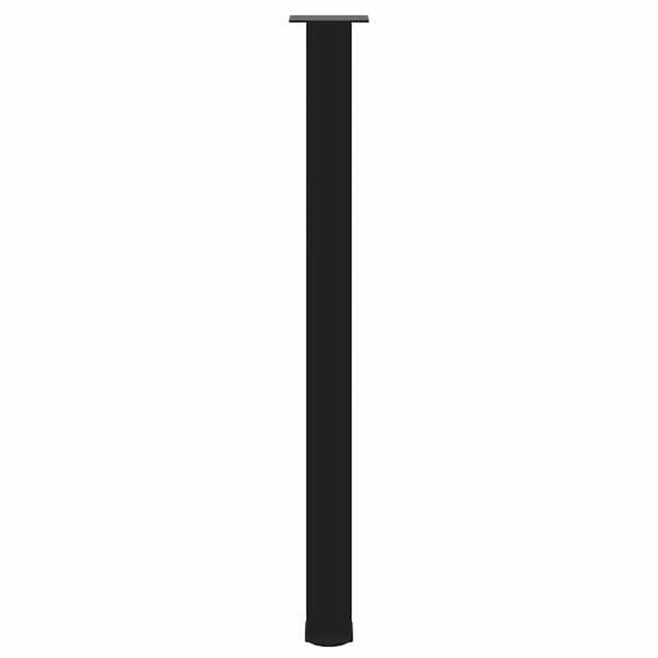 vidaXL sofabordben, 4 stk., sort, 110-112 cm, stål