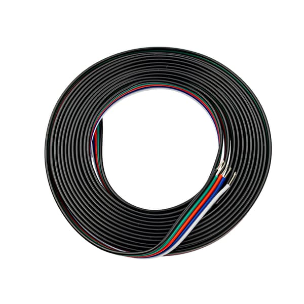 Elektrisk ledning til RGBCCT LED-strimler, 5 kerner, 20AWG, 5P
