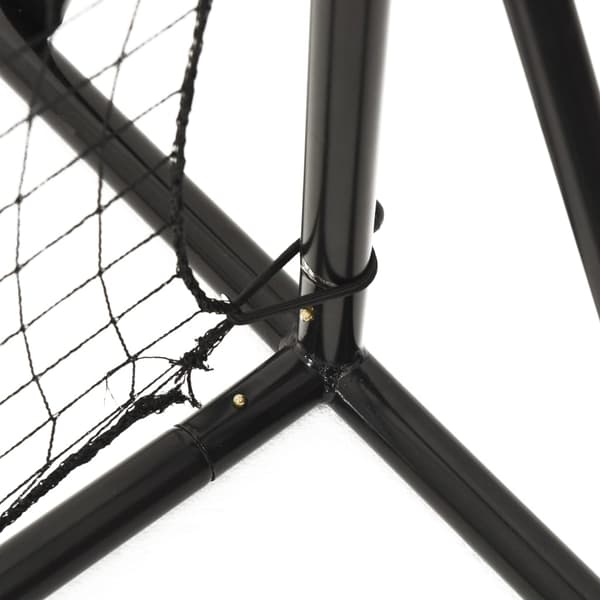 vidaXL fodboldrebounder sort 366x90x183 cm HDPE