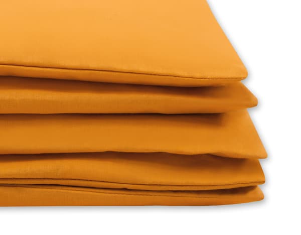 Barnsängkläder i bomull, 2 stycken, örngott 40x60 och påslakan 12x90 cm - senapsgrå