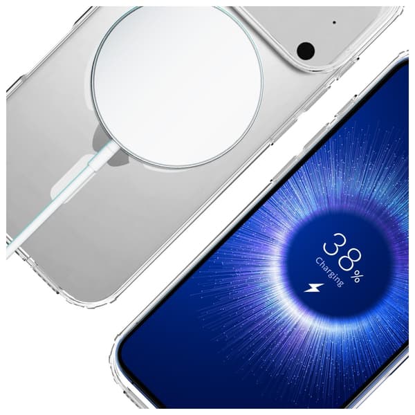 3MK Armor MagCase til iPhone 17 Pro, gennemsigtig