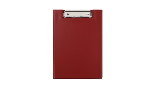 A5 klipsmappe bordeaux