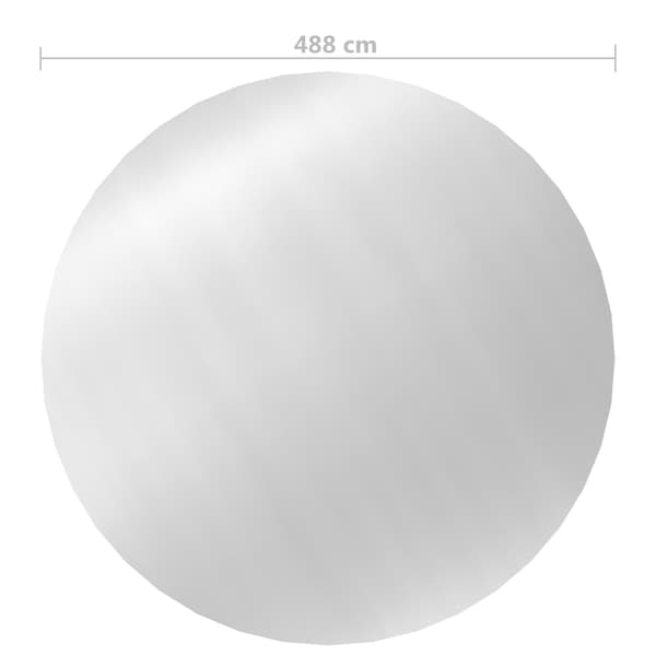 vidaXL Poolfolie silver 488 cm PE