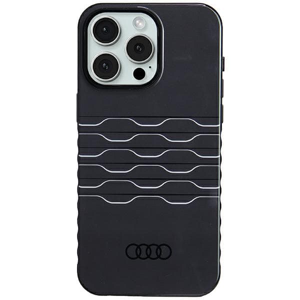 Audi IML MagSafe-etui til iPhone 15 Pro Max, sort