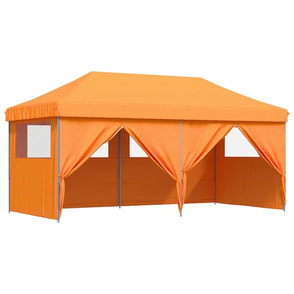 vidaXL 4-vægs pop-up festtelt orange
