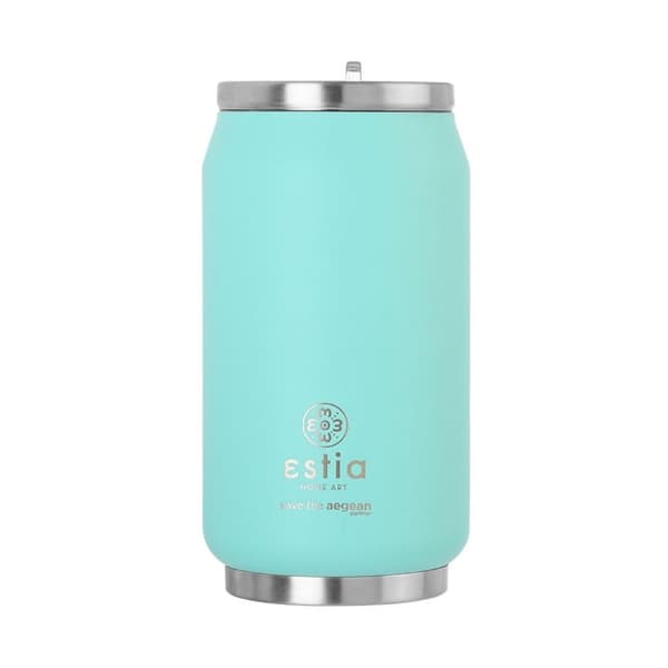 Bermudan vihreä 300 ml mintunvihreä termosmuki pillillä