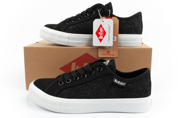 Lee Cooper Canvas Lady Sort [LCW-25-31-3421L] størrelse 38