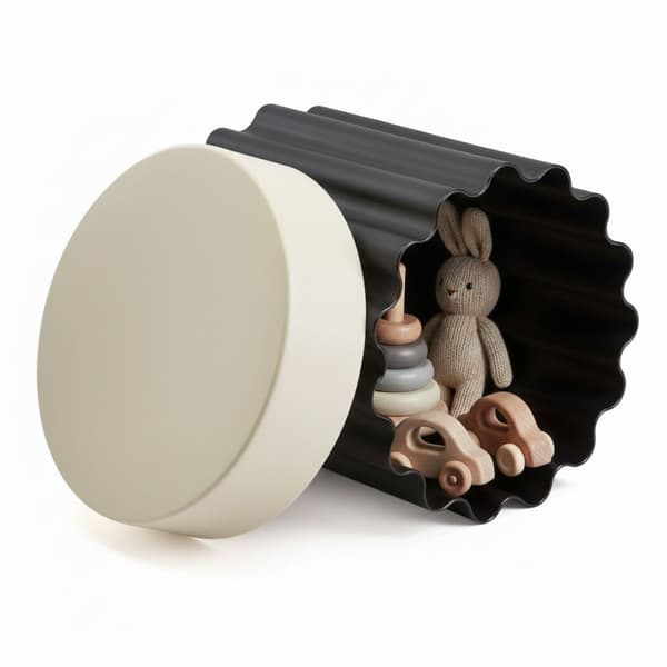 Minimalistinen SCOTT-pöytä musta beige