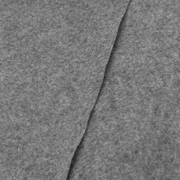 vidaXL Poolmatta ljusgrå 550x280 cm polyestergeotextil