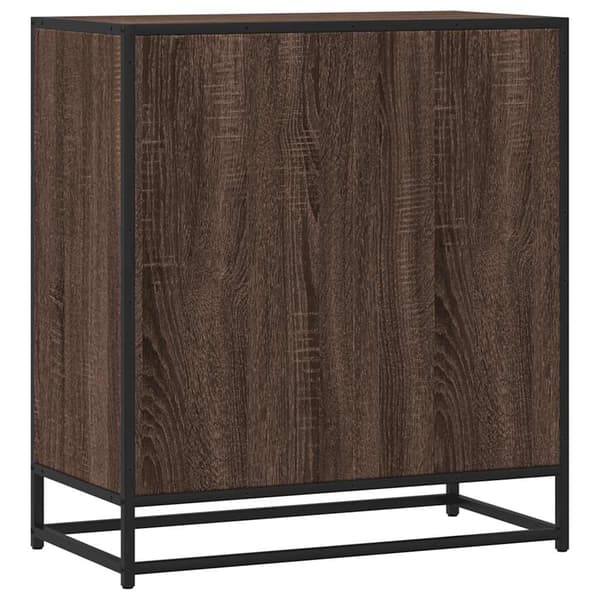 vidaXL kommode, brun eg, 68x35x76 cm, træbaseret materiale