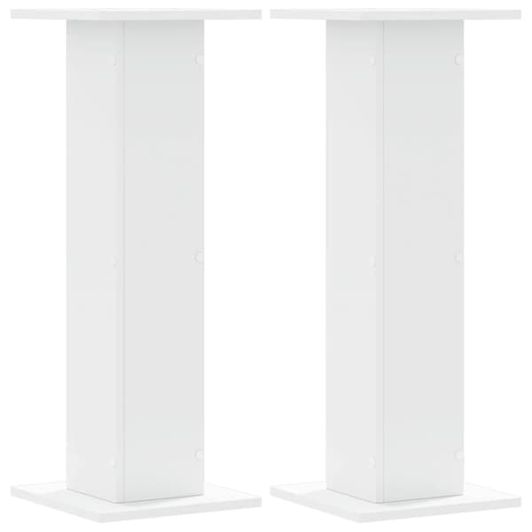vidaXL højttalerstativer, 2 stk., hvide, 30x30x80 cm