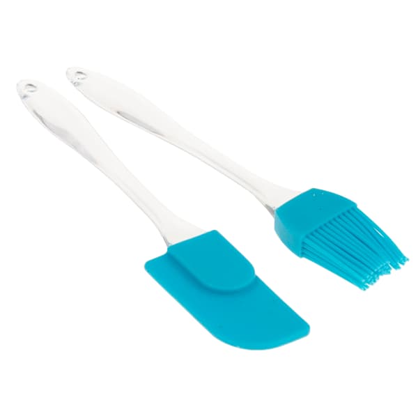 TG56161 SPATEL + BØRSTE SILIKONEBØRSTE SPATEL 2 stk.