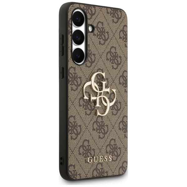 Guess Big 4G Classic Logo Cover til Samsung Galaxy S25 FE Brun