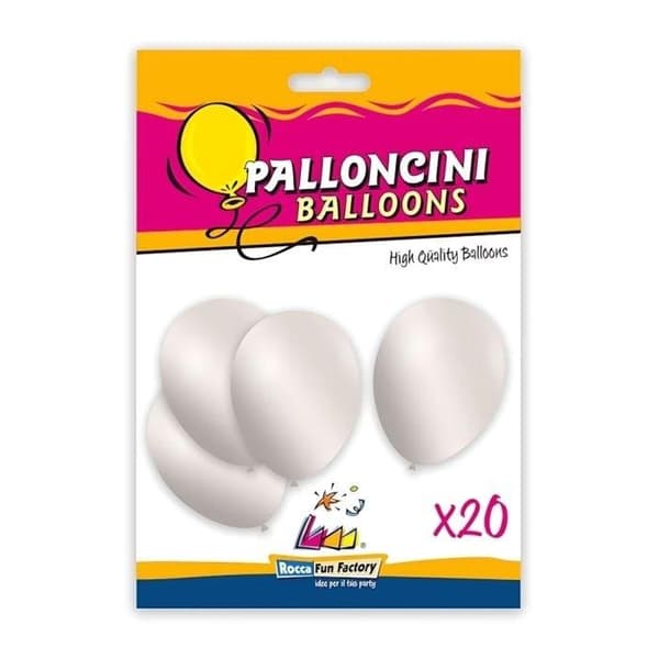 Perle metalliske balloner 26 cm 20 stk.