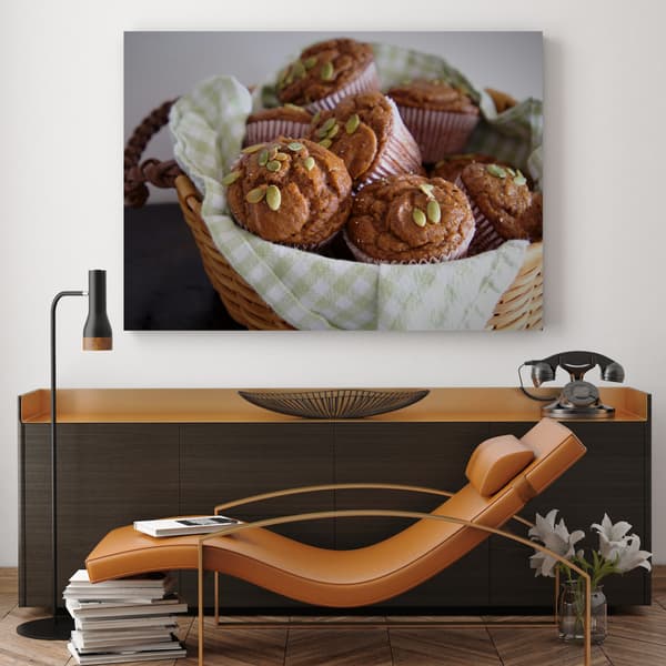 Canvastaulu Keittiön muffinssit ja makeiset 70x50