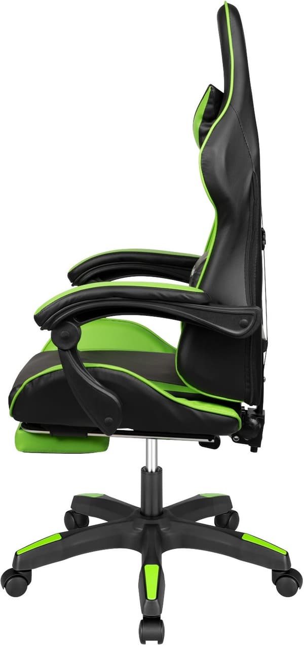 Kruger & Matz GX-150 Sort/Grøn Gamingstol