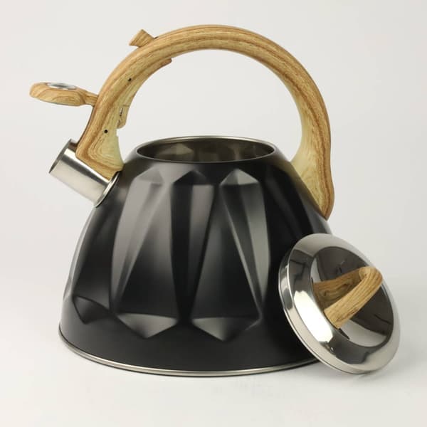 Albert elkedel i rustfrit stål, sort, 3L, Hausmann