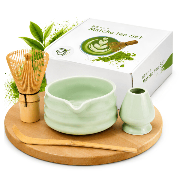 Zoi Matcha Traditionellt Matcha Bryggset Presentset 4 delar