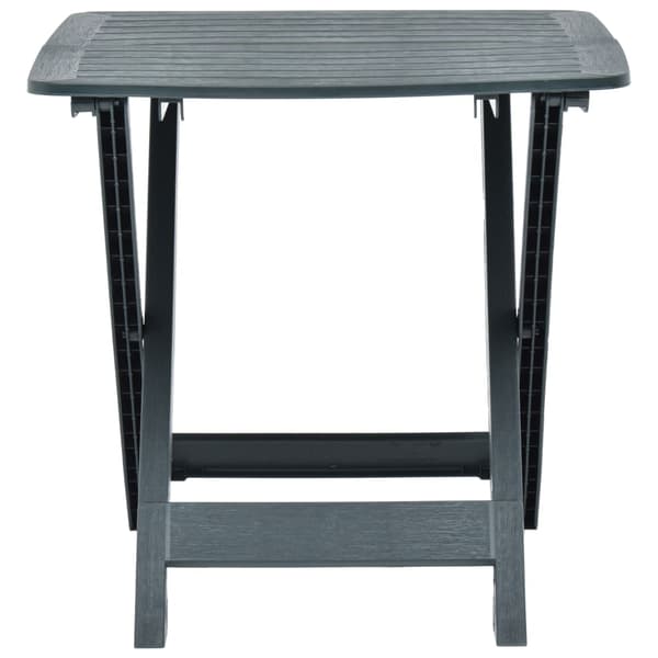 vidaXL foldbart havebord grønt 79x72x70 cm plastik