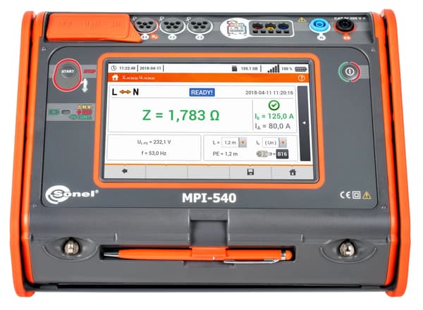 SONEL MPI-540 Multifunktionell parametermätare för elektrisk installation