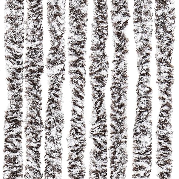 vidaXL Flugnät brun beige 120x220 cm chenille