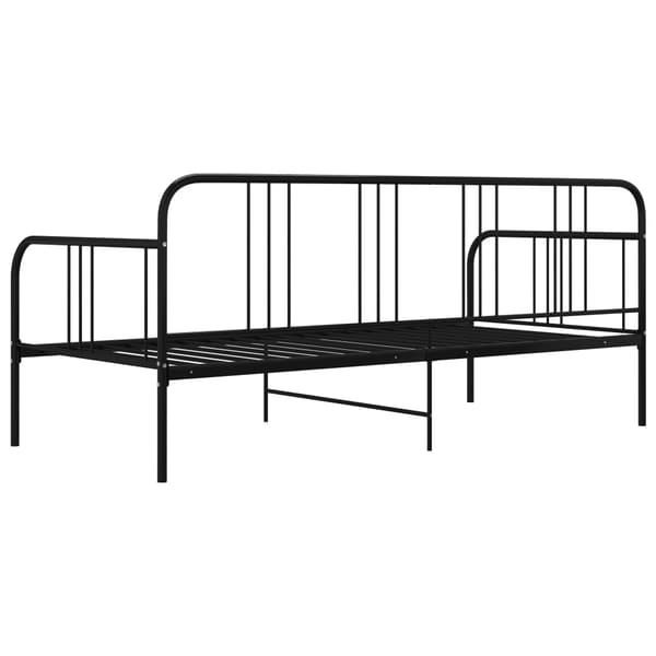vidaXL sofastel sort metal 90x200 cm