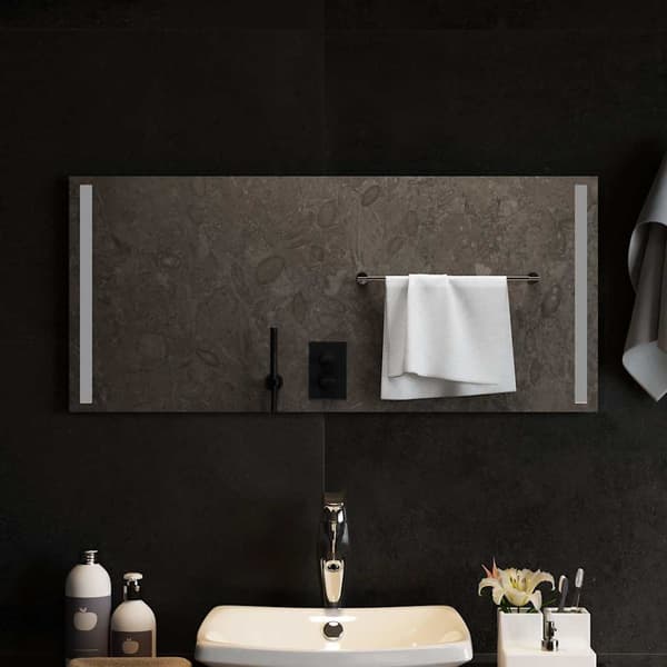 vidaXL Badrumsspegel med LED, 90x40 cm