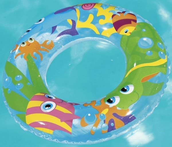 BESTWAY UPPBLÅSBARA BADRING FÖR BARN, DESIGNER 56 CM, 3+