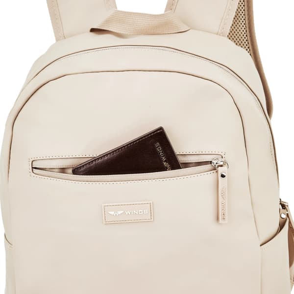 WINGS Ergonomisk vattentät stadsryggsäck TROGON BEIGE