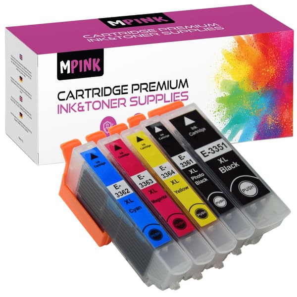 5x blæk til Epson GP-E3365XL CMYK