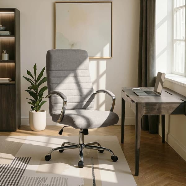 RENES Grå Moderne Drejelig Kontorstol