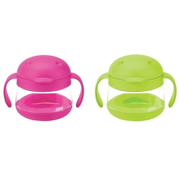 Tweat grön/rosa snacksbehållare 2 st