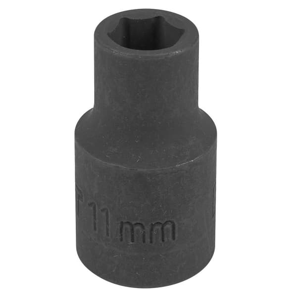1/2" 11mm 6-kantshylsa