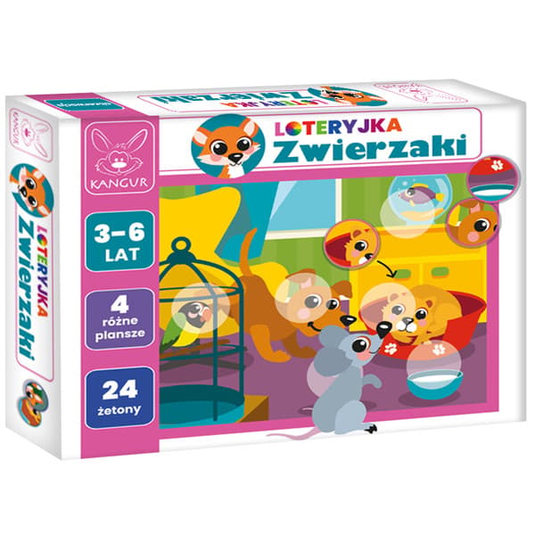 Dyrelotteri. Brætspil. Kænguru