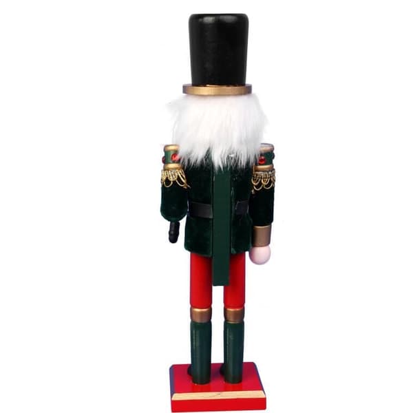 Sort nøddeknæk - Julepynt figur, 30 cm