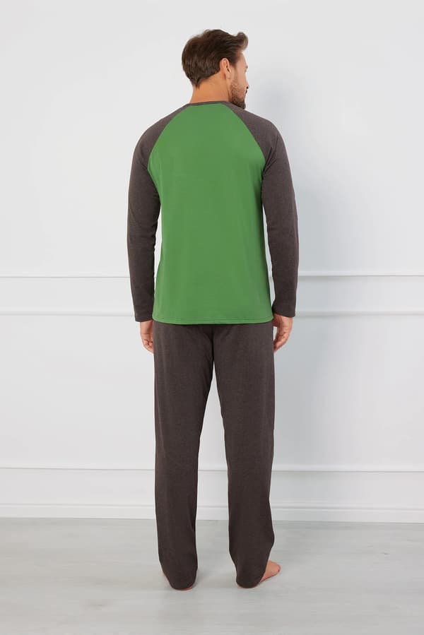 Aleksander herrpyjamas långärmad, långbyxor L