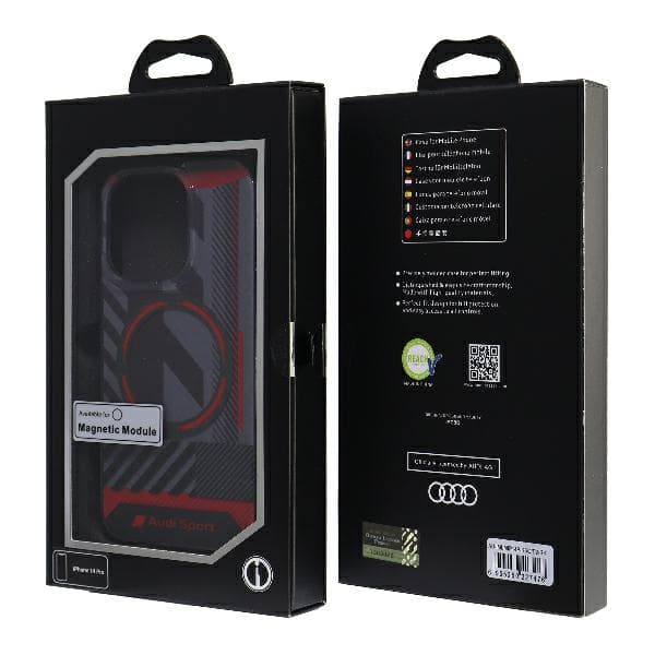Audi IML Sport MagSafe-etui til iPhone 14 Pro, sort