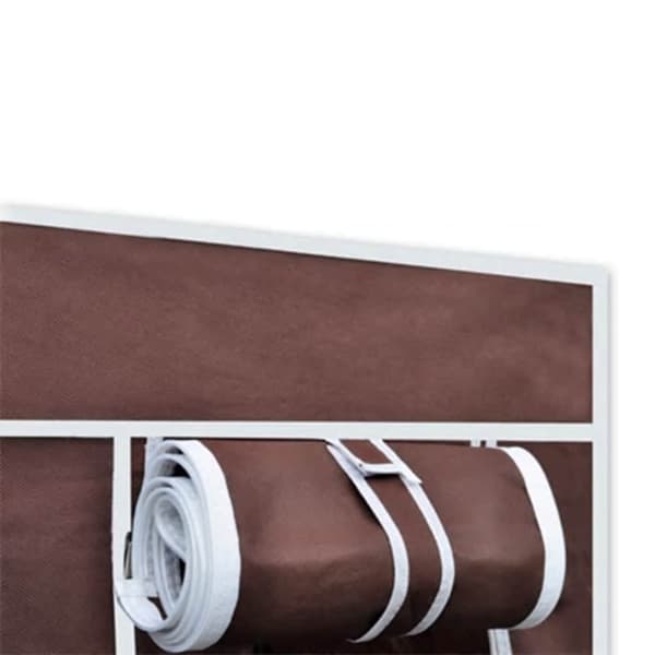 vidaXL stofgarderobe, brun