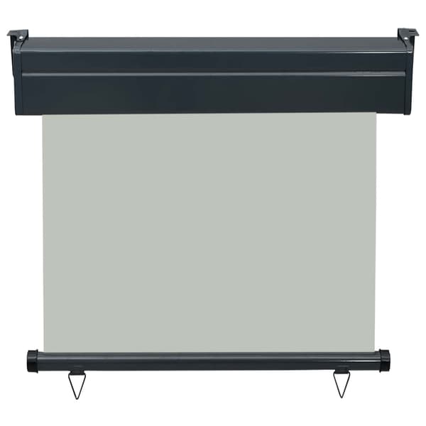 vidaXL sidemarkise til balkon 80 x 250 cm grå