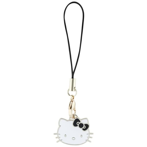 Hello Kitty vedhæng HKCPMKHK Telefonrem sort Charm Kitty Hoved