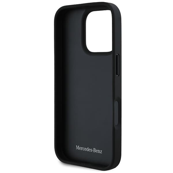 Mercedes Urban Line Læderetui til iPhone 16 Pro Max, Sort