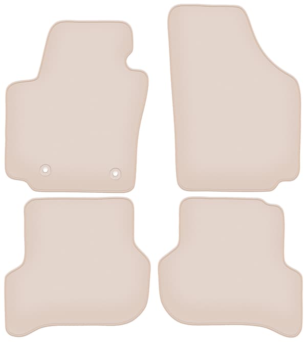 PREMIUM beige gulvmåtter til: Seat Altea minivan 2004-08.2008